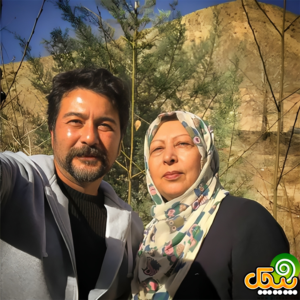 امیرحسین صدیق و مادرش
