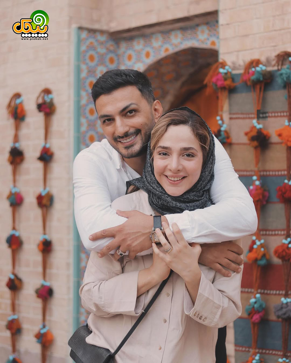 المیرا دهقانی و همسر