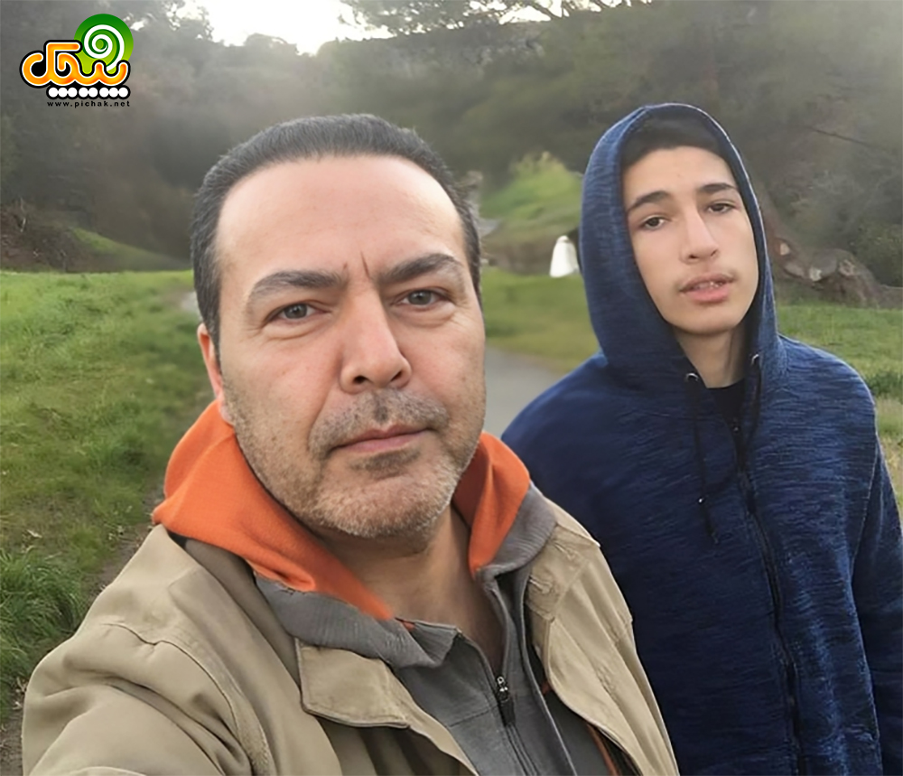 فریبرز عرب نیا و پسرش
