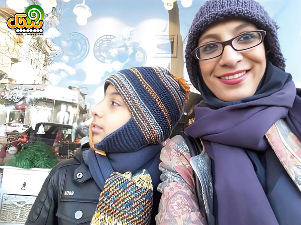 همسر اول و پسر مهدی کوشکی
