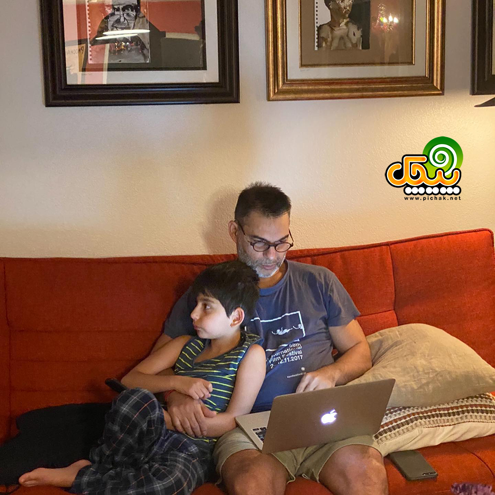 پیمان معادی و پسرش