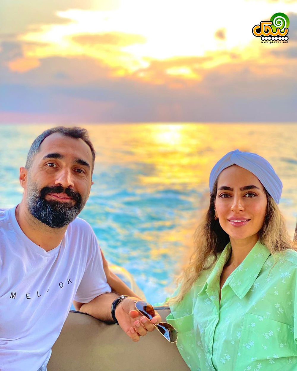 سمانه پاکدل و همسر