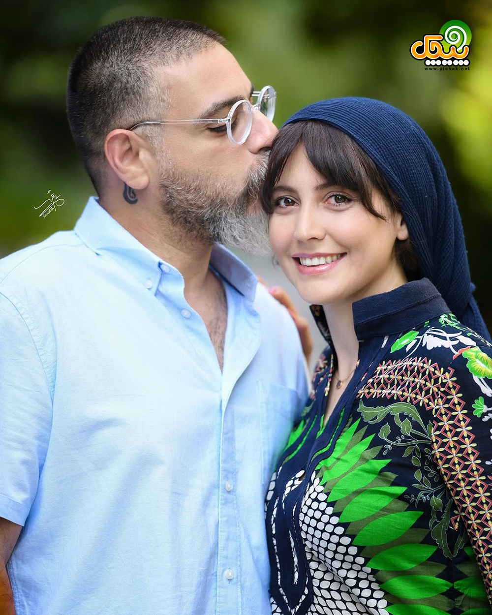 شبنم قربانی و همسرش