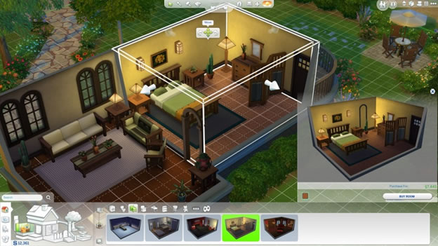 طراحی معماری در بازی The Sims
